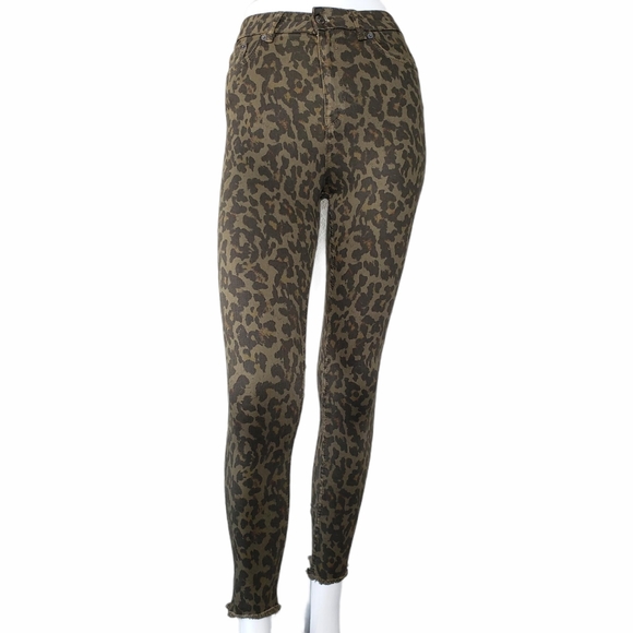 Zara Denim - Zara | NWT High Waist Leopard Print Skinny Jeans 4